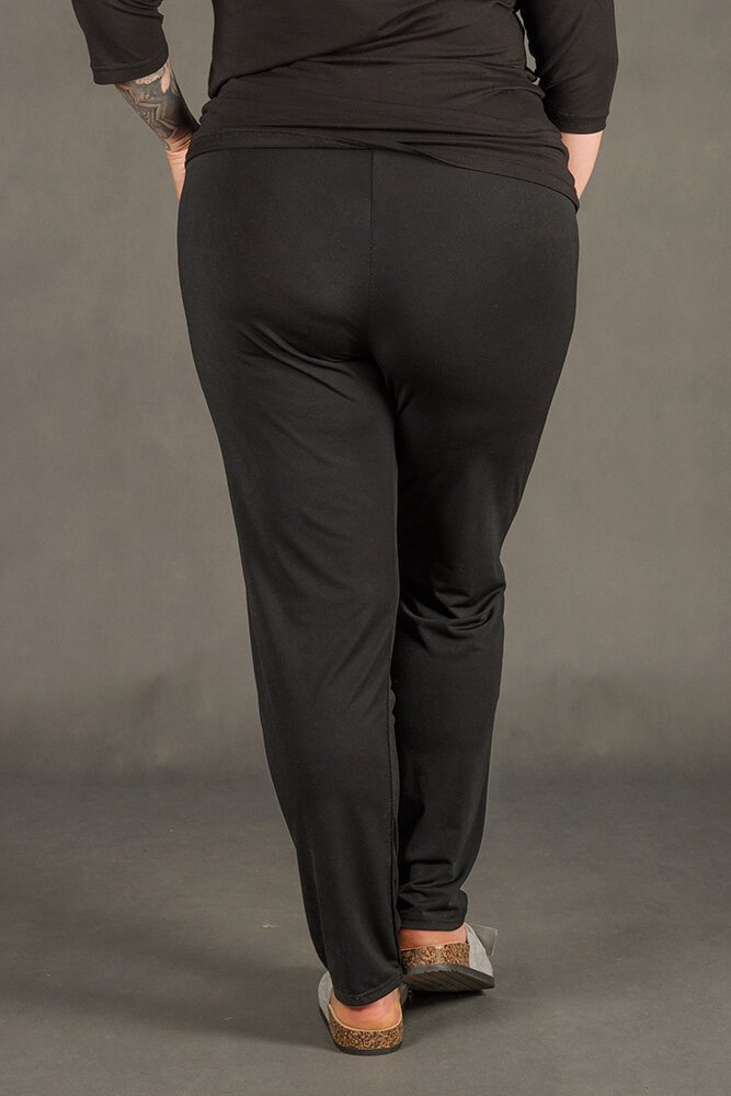 Czarne Spodnie SPOKEY Zwiewne Plus Size