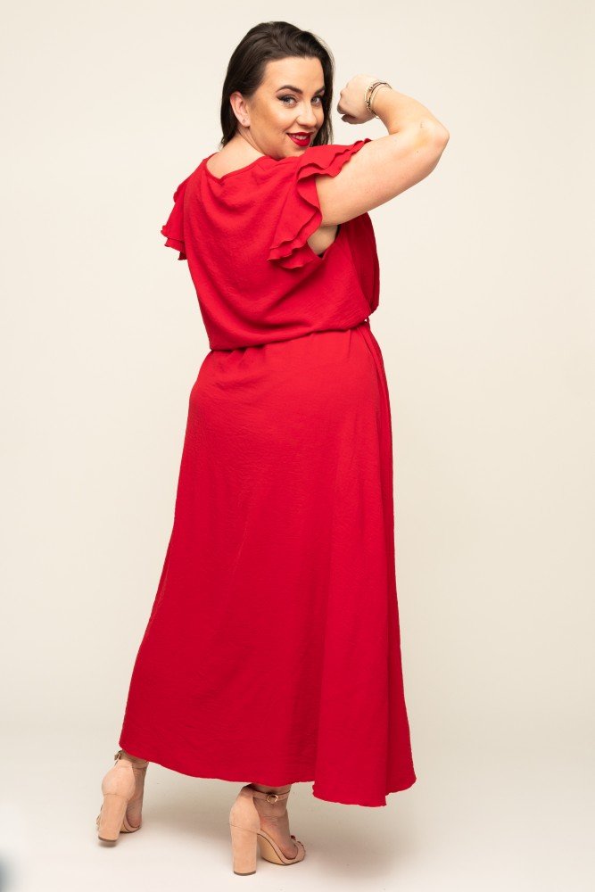 Czerwona Sukienka BLANCY
